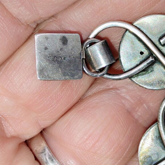 VTG Munksgaard Denmark Jewelry Set Sterling Silver Choker Bracelet Danish Modern - Picture 8 of 12